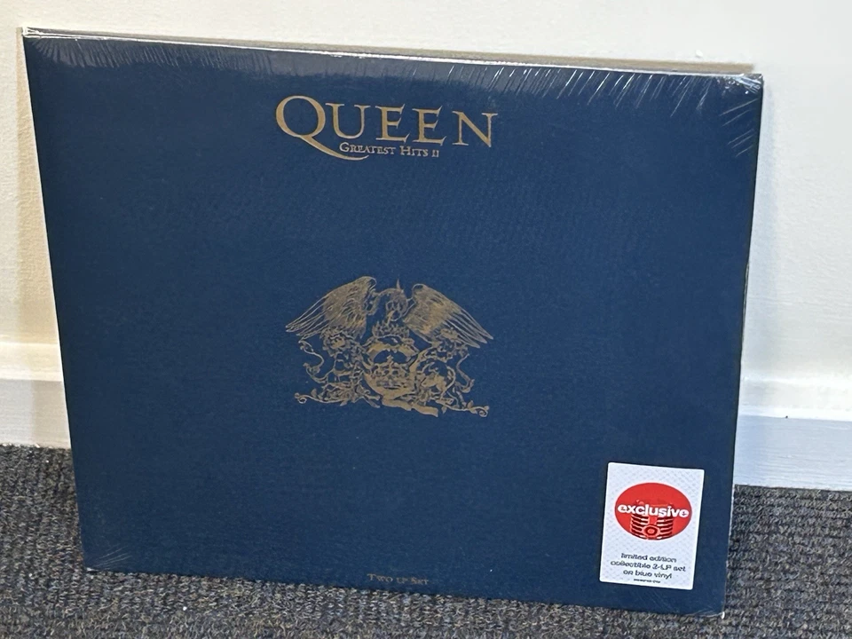 Queen Greatest Hits 2 Blue Vinyl Double Lp Sealed USA New Exclusive  - Image 3 of 4