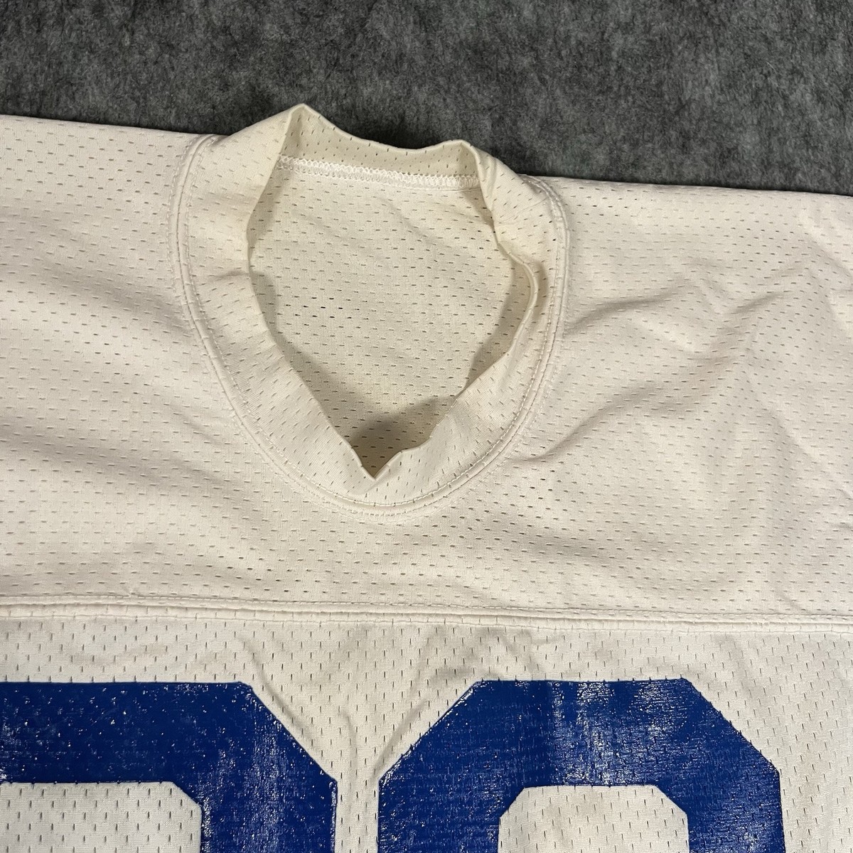 Vintage 1960s Champion Football Jersey Blue White #88 Nylon