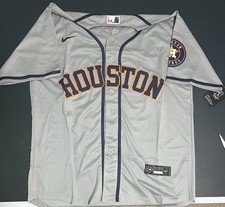 Yordan Alvarez- Houston Astros- Nike Gray Jersey #44- Size Small