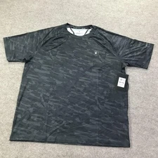 Spyder Rash Guard Shirt Mens XL Camo Swim Surf Sun Protection UPF 30+ Quick Dry