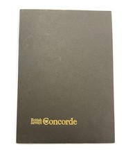 British Airways | Concorde | Stationery Kit Paper NotePad, Brown