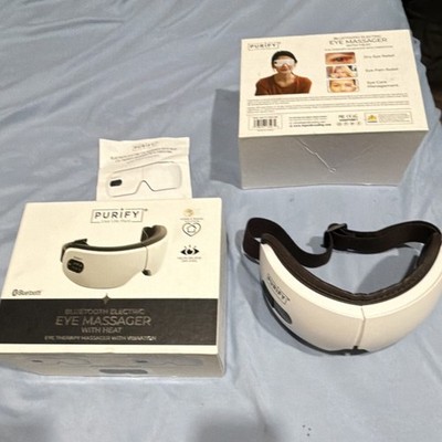 Purify Bluetooth Electric Eye Massager with Heat and Vibration for Eyes