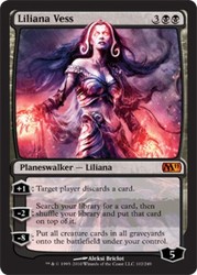 Liliana Vess - 102 - Magic 2011 (M11) Mythic Black Planeswalker