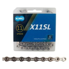 KMC X11SL Super Light 11-Speed Chain   116 Links, Silver, Lightweight  Durable