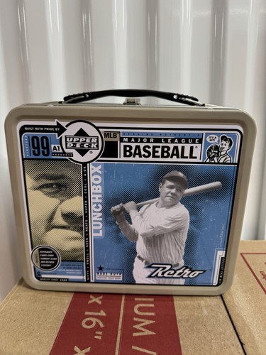 1999 MLB Upper Deck Retro Lunch Box MARK MCGWIRE & Babe Ruth Double Sided - Picture 1 of 6