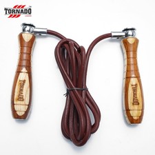 10 piece Leather Skipping Rope Adjustable Weighted Jump Rope fitness