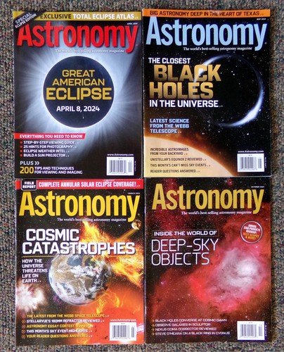 ASTRONOMY (12x) Magazine Lot 2023-2025 Air & Space Sun Moon Planets Stars Cosmic - Picture 3 of 5