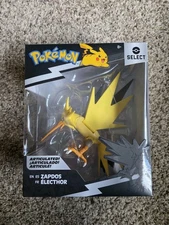 Zapdos 6" Pokemon Select Series 2 Articulated Figure Jazwares