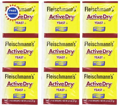 Fleischmann s Active Dry Yeast 0.25 Ounce Pack Fleischmanns Count