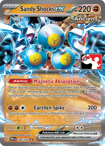 Sandy Shocks Ex 108/182 Prize Pack Series Cards