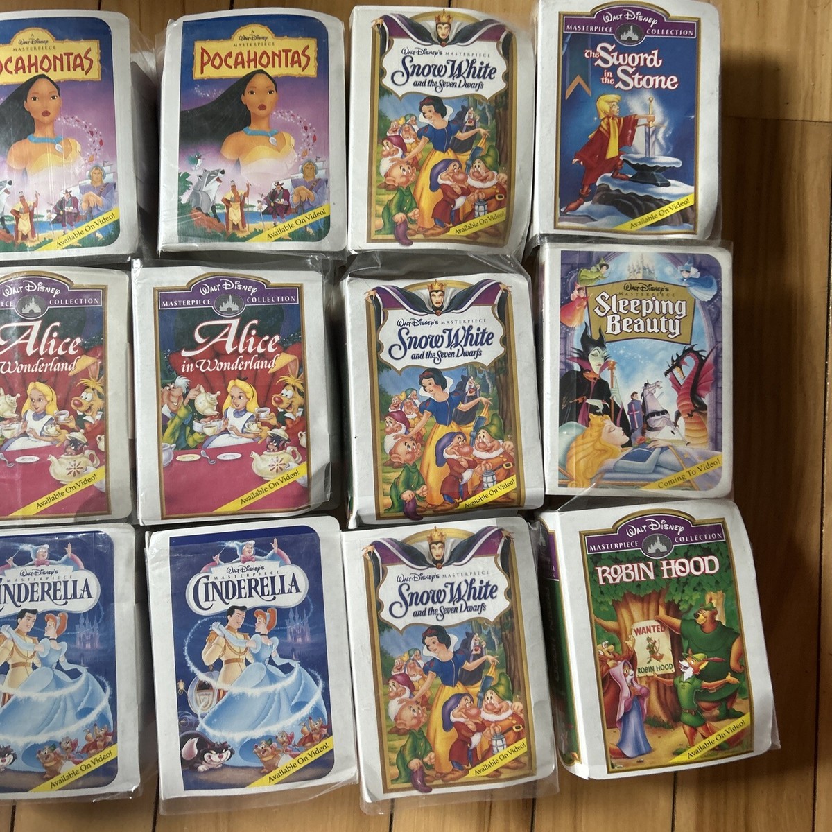 1995 McDonalds Walt Disney Masterpiece Collection Happy Meal VHS