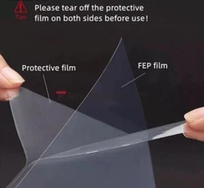 [AORITA] 5Pcs 140*200*0.15mm FEP Release Films for Light Curing Film 3D Printer