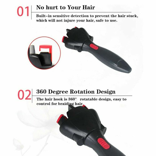 Electric Hair Braider Automatic Quick Twist Twister Hair Braiding Machine - Picture 6 of 11