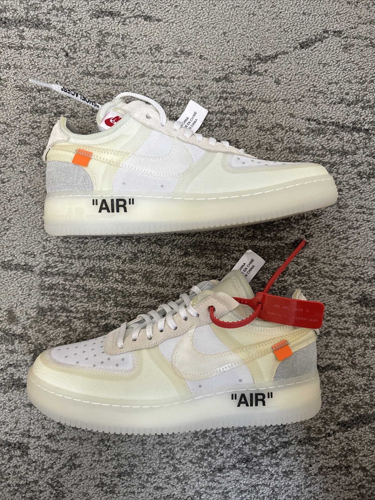 OFF WHITE X NIKE Taglia 9 Nike Off White x Air Force 1 Low The Ten