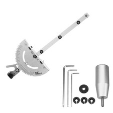 Woodworking Tool Miter Gauge And Box Joint Jig Kit With Adjustable Flip Stop