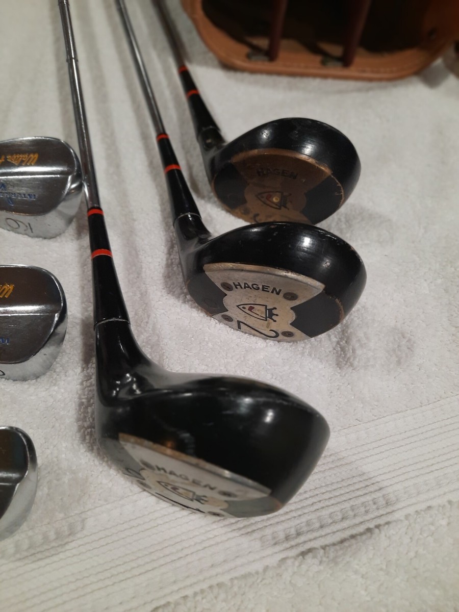 Vintage Walter Hagen 205 International Iron Set 1-9 Irons+4 woods
