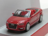 Herpa Audi A3 Cabrio, Tangorot Metallic - 038300-002 - 1:87