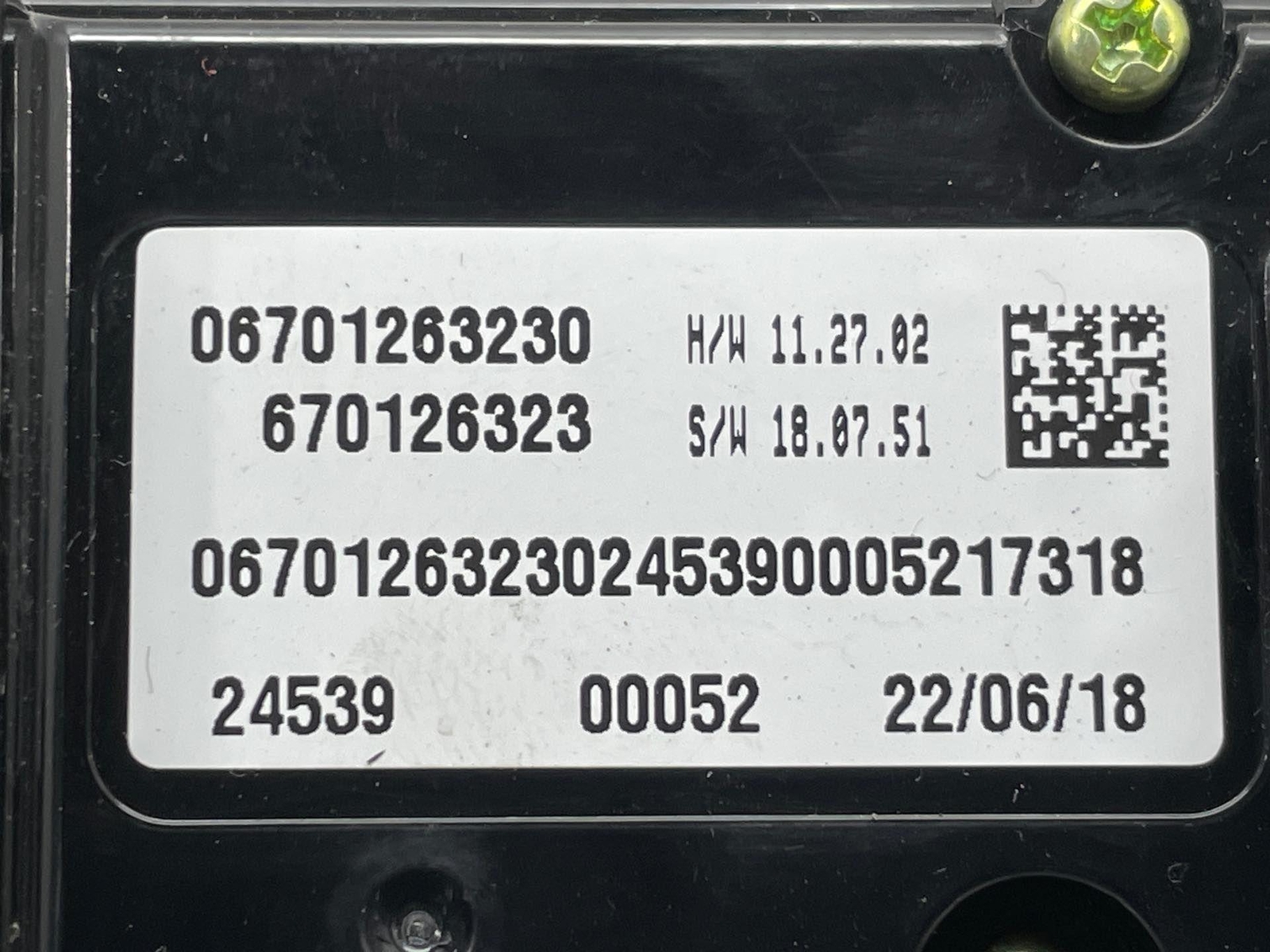 2019 Maserati Levante OEM Auto Heater A/C Climate Control Panel 670126323