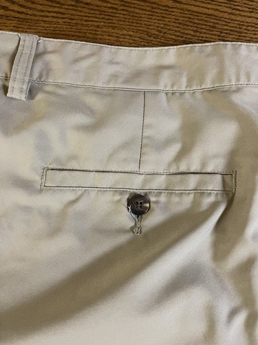 Adidas Climalite Shorts Mens 36 Khaki Tan Performance Golf Chinos - Picture 7 of 8