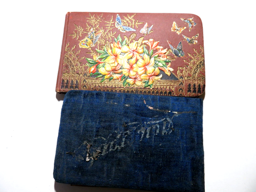 Two 1890's Autograph Albums Over 60 Entries