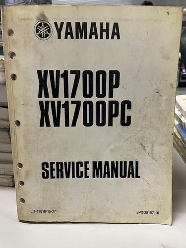 YAMAHA XV1700P & PC SERVICE MANUAL / USED / LIT-11616-15-37 /DEALER OWNED