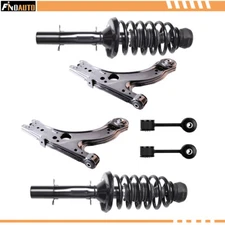 For Volkswagen Jetta Front Strut w/ Coil Spring Assembly Control Arm Sway Bar