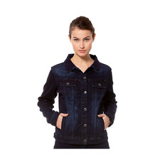 Lola Jeans The Classic Denim Jacket Gabriella Midnight Blue