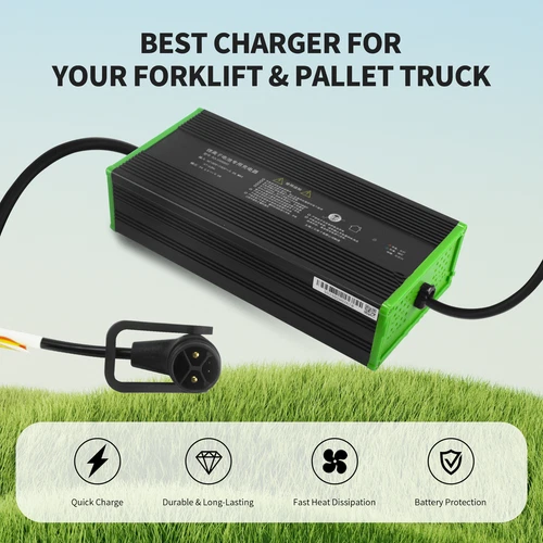 56,4 V 9 A Lithium Batterie Ladegerät für Elektrohubwagen NOBLELIFT PTE20N USA - Bild 7 von 13