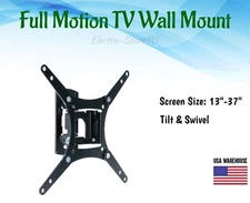 Tilt & Swivel TV Wall Mount 13 19 24 27 32 37 Inch Flat Screen LED LCD Bracket