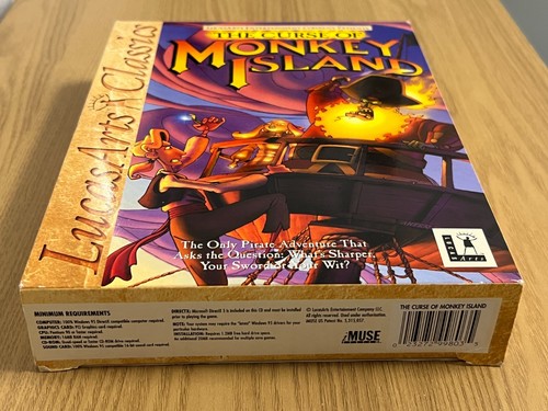 LucasArts Curse of Monkey Island PC CD-ROM - Working -👽👾Retro Gift Idea👾👽 - Photo 22/24