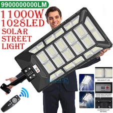 Luz Lamparas 1028LED Luces Solares Exterior Para Patio Con Sensor De Movimiento