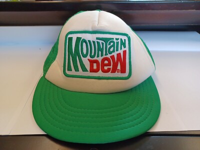 Vintage Mountain Dew Soda Trucker Hat Snapback Cap | eBay