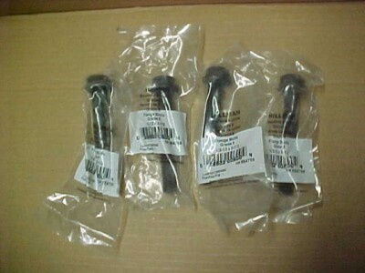 Qty 4 Hex Head  Black Flange Bolt 1/2''- 13 x 3-1/2''  Grade 8 Ships free