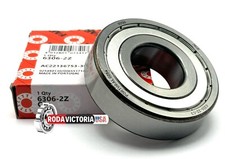 FAG 6306 ZZ C3 Deep Groove Ball Bearing, Metal Shielded 30x72x19 mm