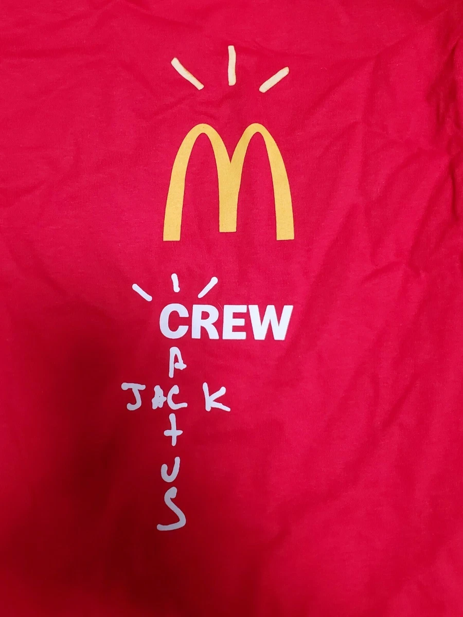 Travis Scott Cactus Jack Mcdonalds shirt