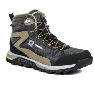 SAN MARCO CIVETTA /Trekking Hiking Shoes SIZE 9,5 Black/Brown