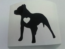2 x "I love my bulldog with heart" Auto Autoaufkleber / Decals Van Wohnwagen