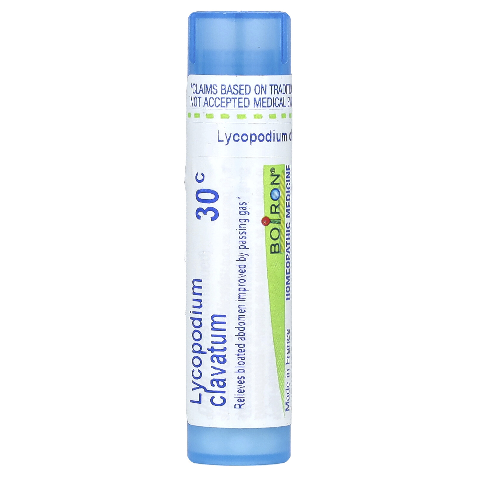 Lycopodium Clavatum, 30С, Устраняет вздутие и газообразование, около 80 гранул