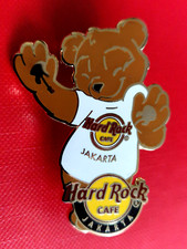 T-shirt HRC Hard Rock Cafe Jakarta Classic Bear bianca 2009 LE300 nuova