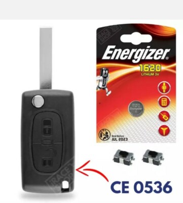 Boîtier De Clé Télécommande De Rechange Pour Peugeot 107 207 307 308 407 3008 - Modèle CE0536, Générique, Neuf