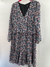 J. Crew Women’s size 10 floral dress long sleeve frill 085