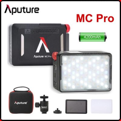 Aputure MC Pro RGBWW 2000K-10000K Mini Taschenlicht Kamera Fotografie Beleuchtun