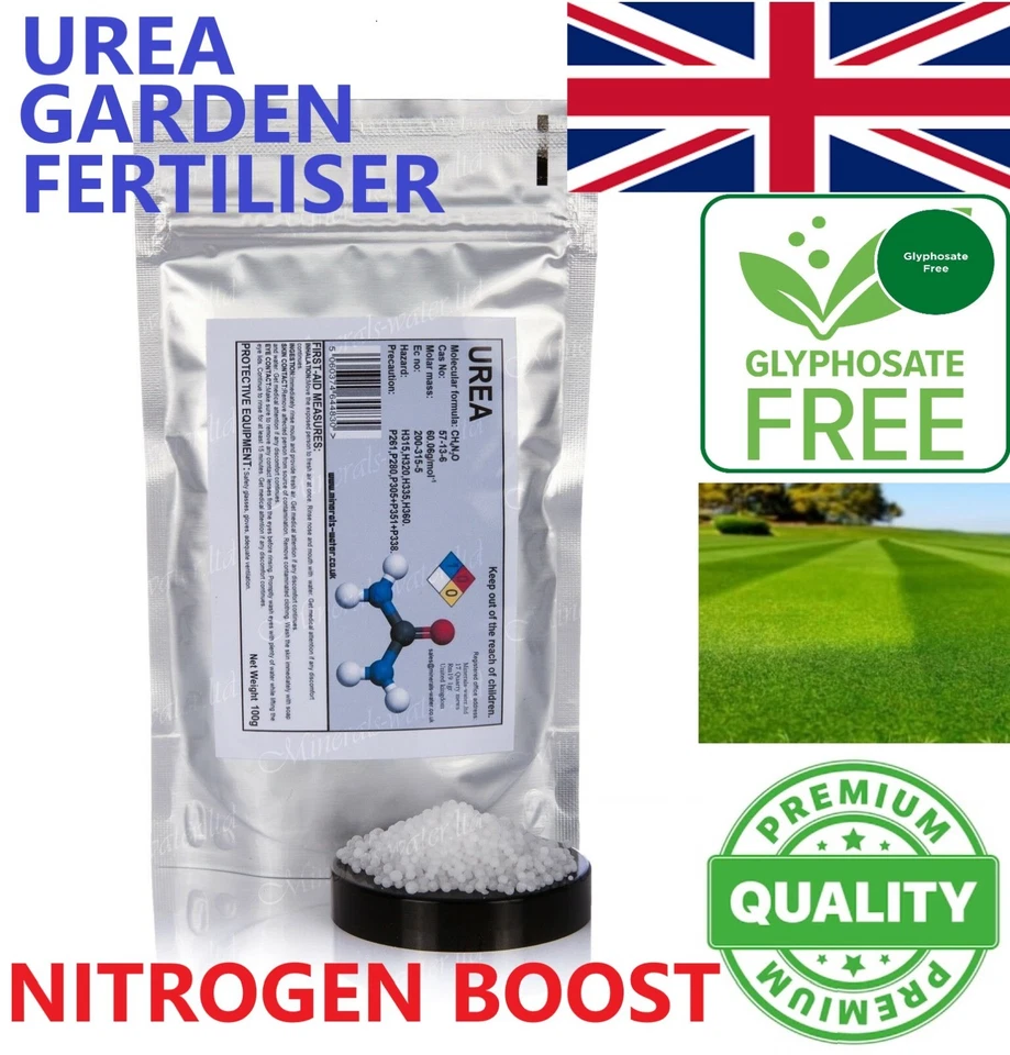 VITAL MINERALS Urea Fertiliser Prills 46% (N) Garden Flowers Fruit Vegetables 1kg-16kg Free P&P