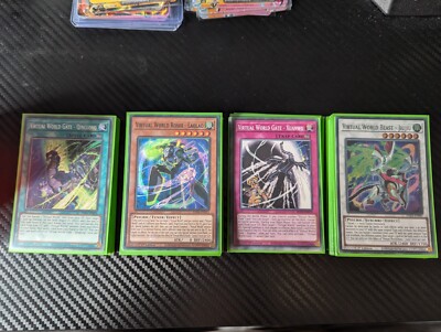 Virtual World Deck * Ready To Play * Yu-Gi-Oh NM EXTRA DECK OPTIONEN. 59 Karten