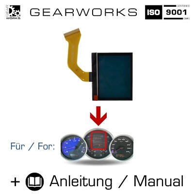 Tacho Display für PORSCHE Cayenne 955 Kombiinstrument ROT