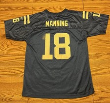 Peyton Manning Indianapolis Colts Youth XL Football Jersey Reebok Blue
