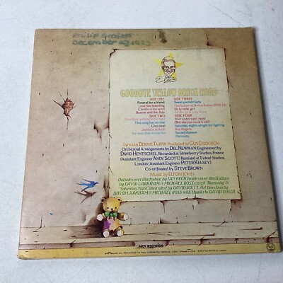 英LP Elton John Goodbye Yellow Brick Road Elton John - Goodbye Yellow Brick Road Vinyl 2LP - Interscope Records