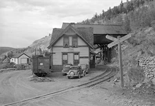 1940 Railroad Station, Ophir, Colorado Vintage Old Photo 13" x 19" Reprint