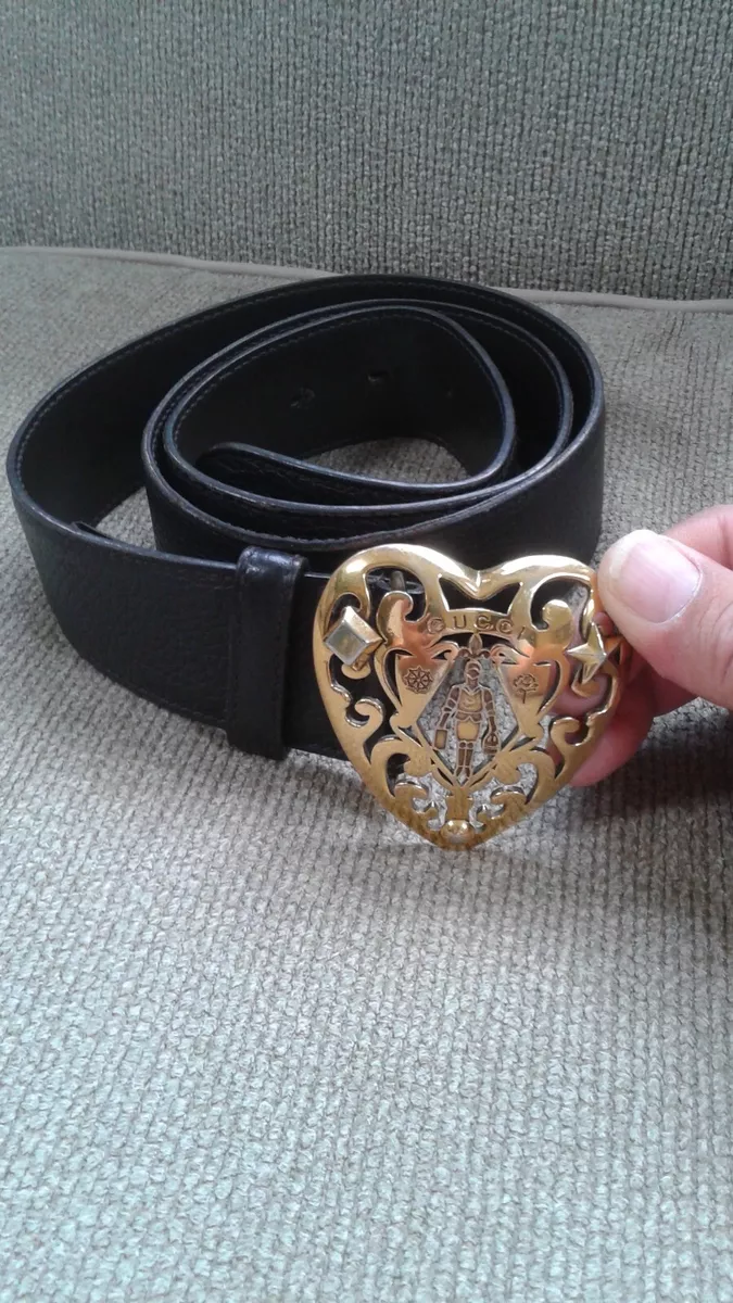 Heart gucci deals belt
