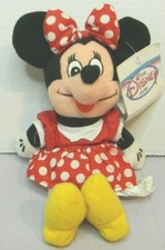 Disney Store Minnie Mouse classic bean bag plush toy new with tags old stock